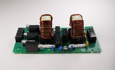 Three-phase filter plate